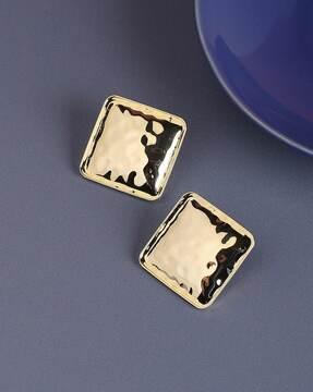 gold-plated ear studs