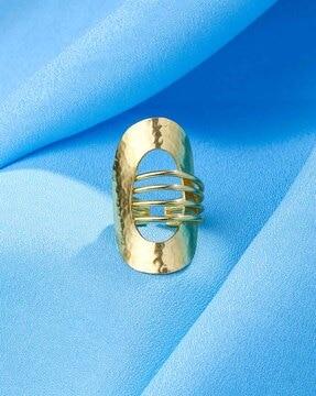 gold-plated finger ring