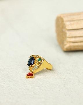gold-plated garth cocktail ring