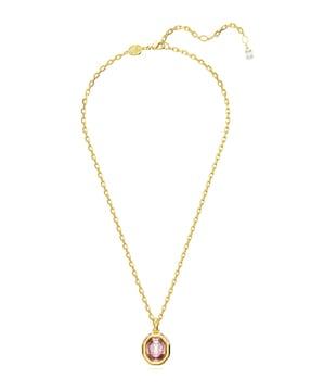 gold-plated imber pendant short necklace