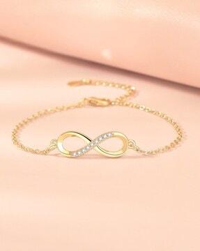 gold-plated link bracelet