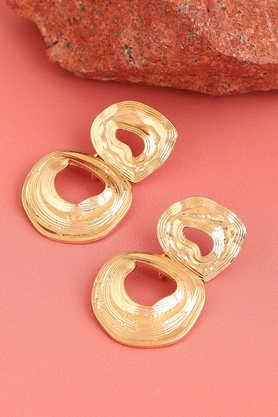 gold plated party designer drop earring for women