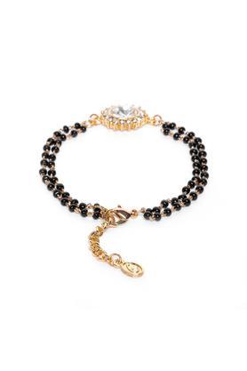 gold plated significant mangalsutra bracelet