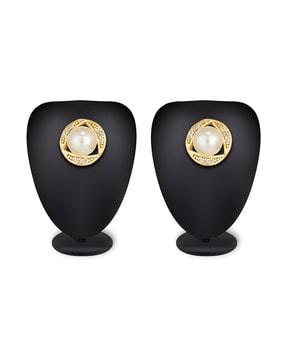 gold-plated studs earrings