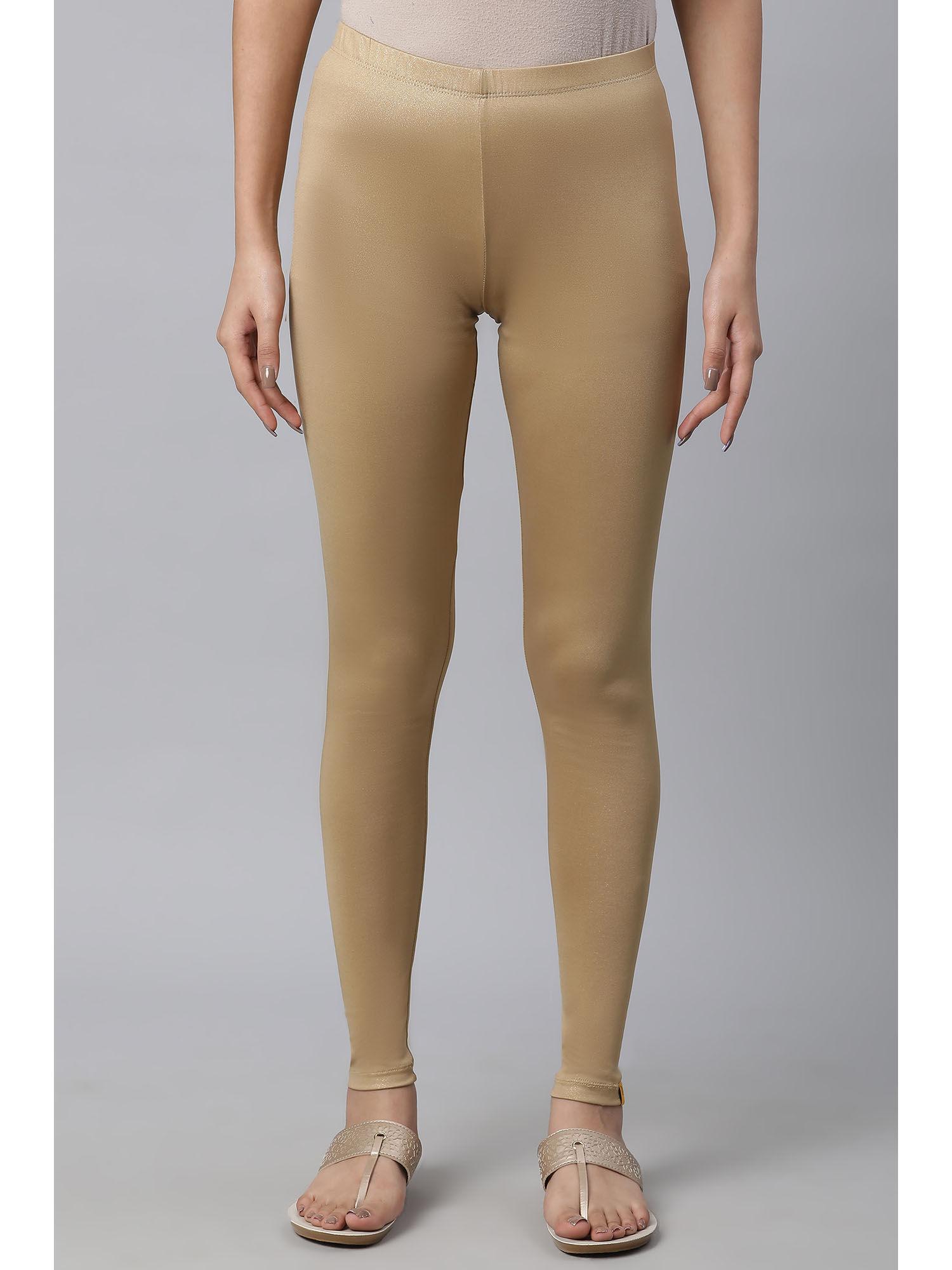 gold solid tights