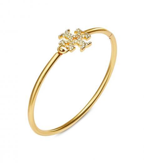 golden crystal eleanor cuff bracelet