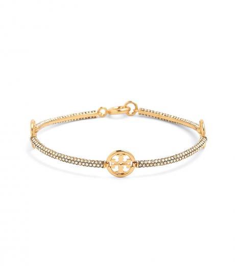 golden miller pave bracelet