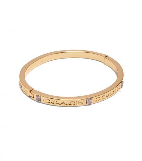 golden stone bangle bracelet
