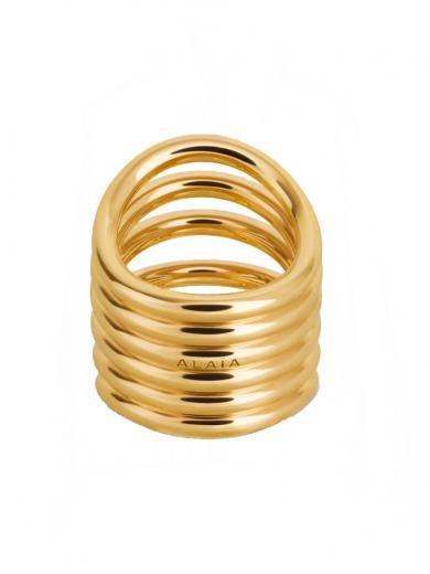 golden big loop ring