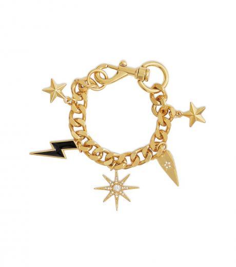 golden celestial charms bracelet