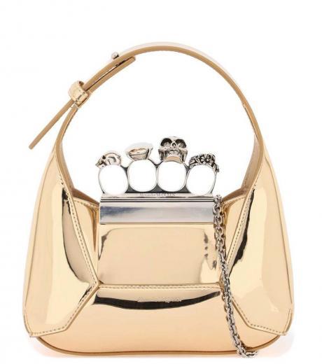 golden jewelled mini hobo