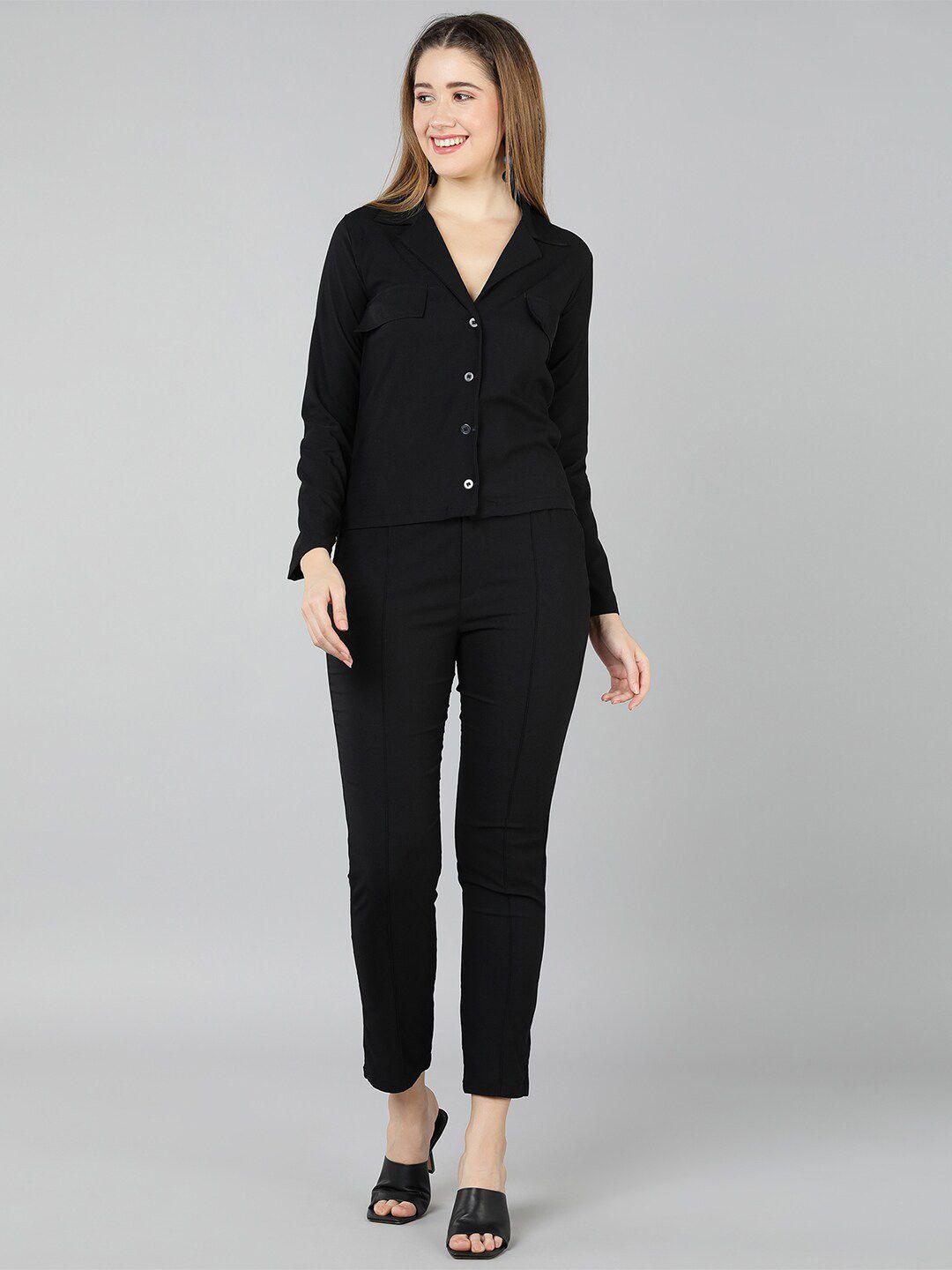 golden kite solid shirt with trousers