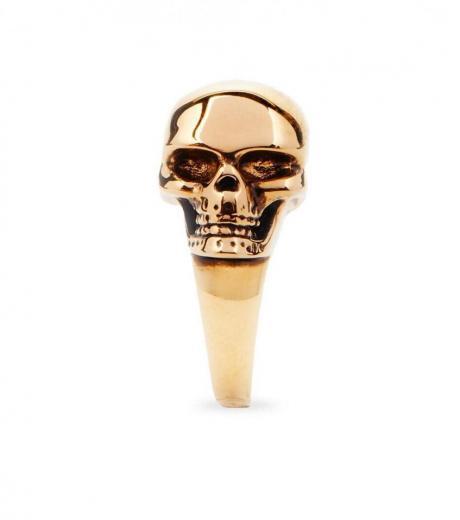 golden skull ring