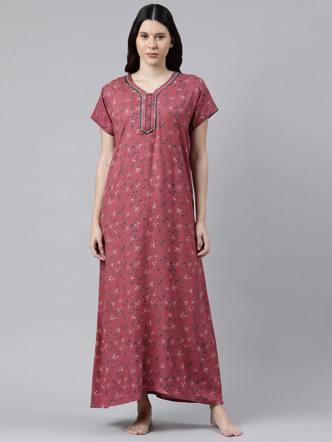 goldstroms floral printed maxi nightdress