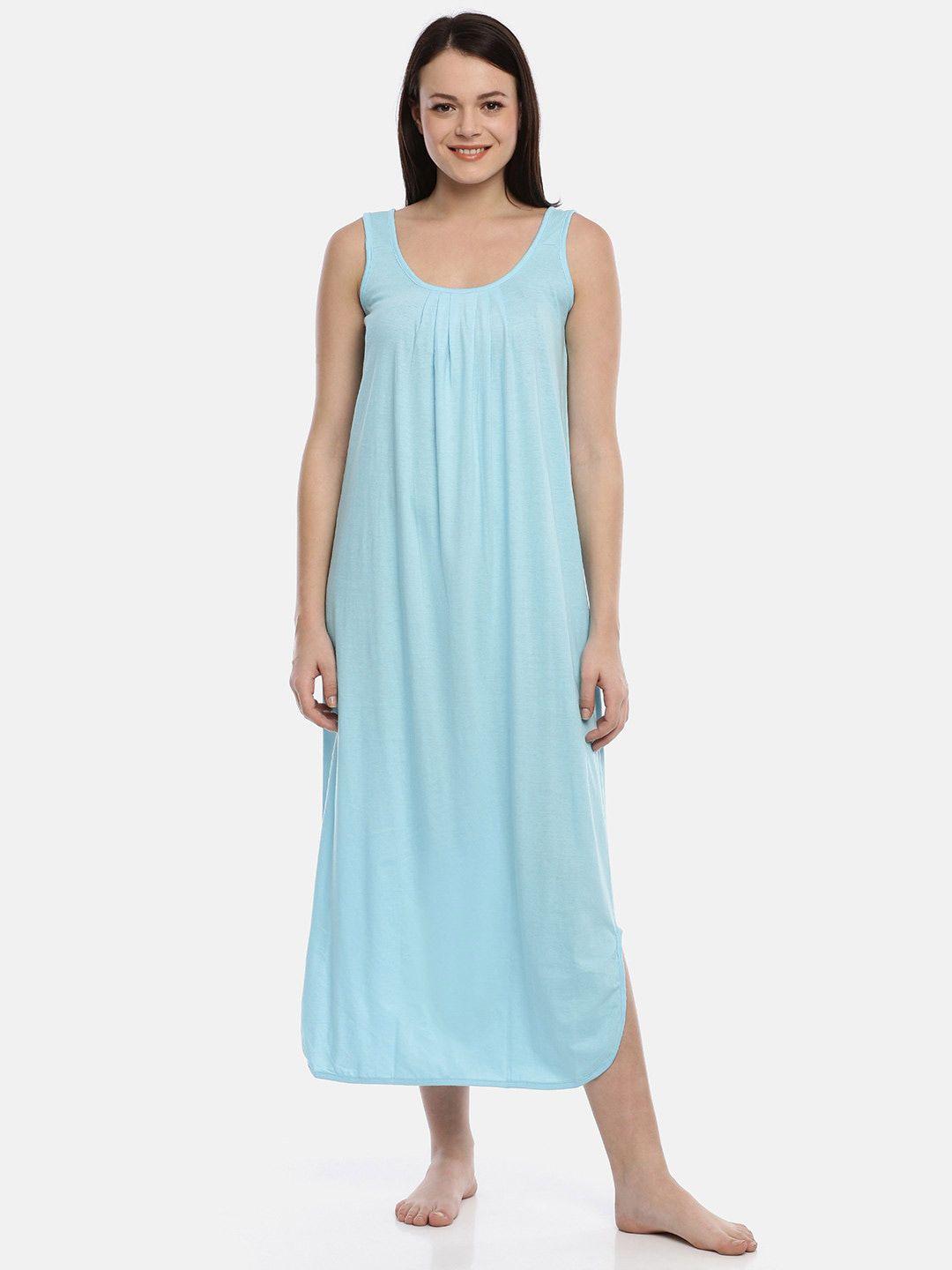 goldstroms scoop neck pure cotton midi nightdress