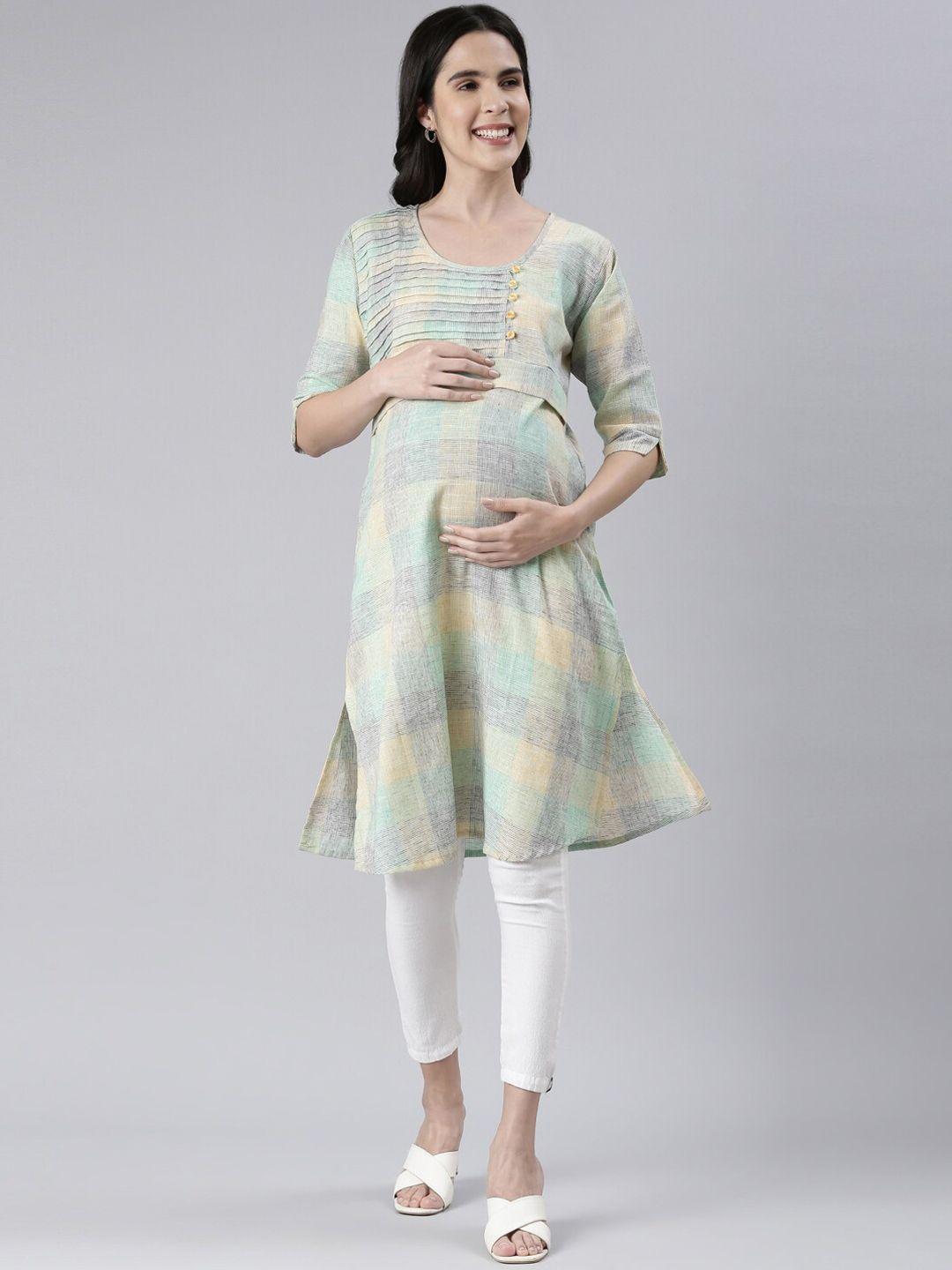 goldstroms striped printed maternity kurta