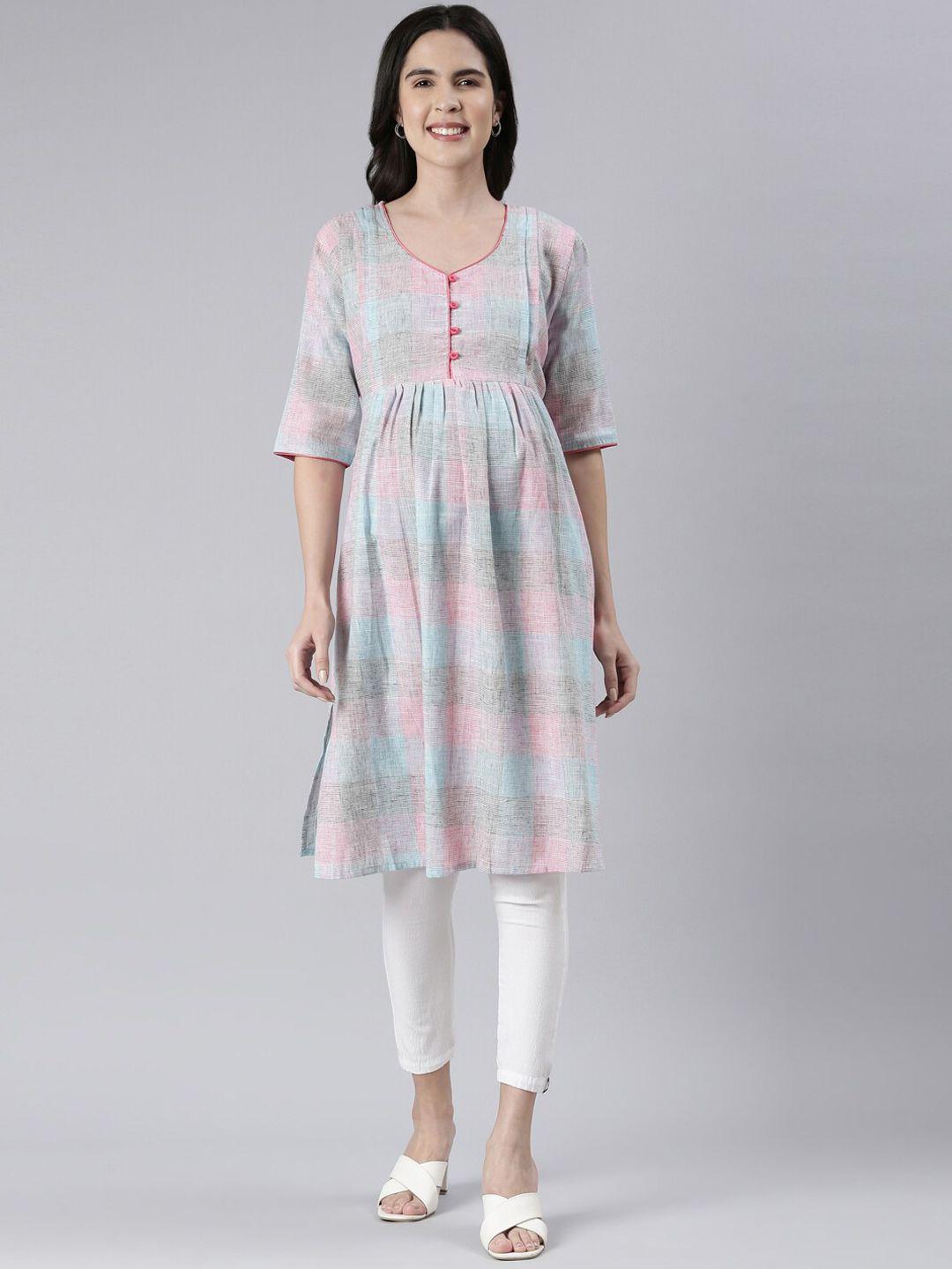 goldstroms striped printed maternity kurta