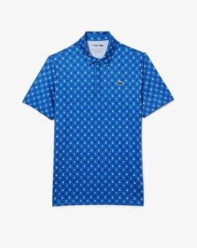 golf all-over print polo t-shirt