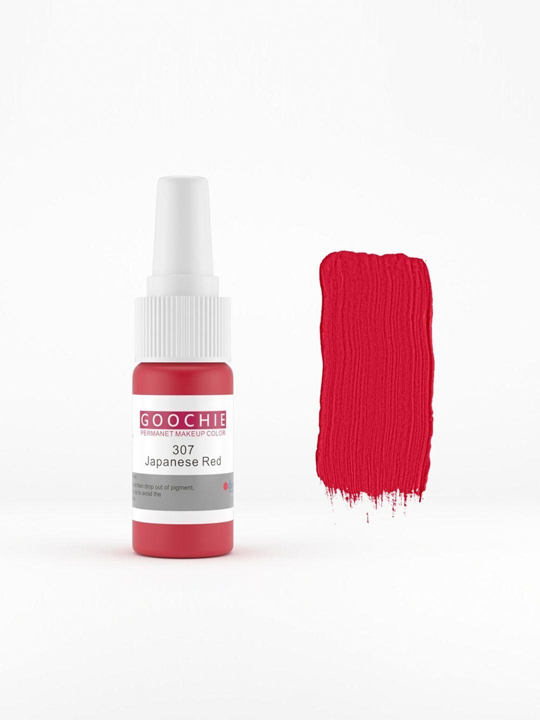 goochie permanent micro-pigment lip color 15 ml - japanese red 307