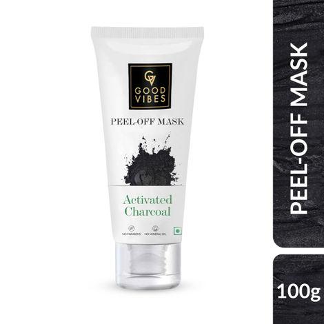 good vibes activated charcoal peel off mask (100 gm)
