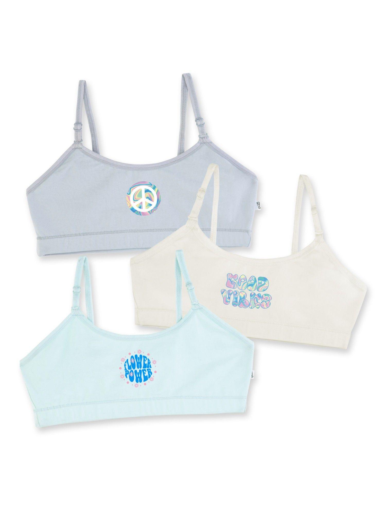 good vibes training bras (pack of 3)