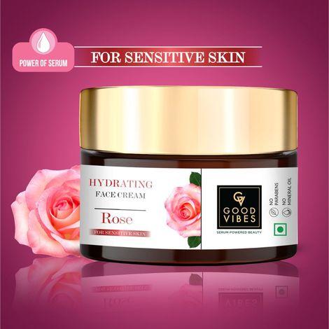 good vibes rose hydrating face cream 50 g