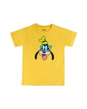 goofy print round-neck t-shirt