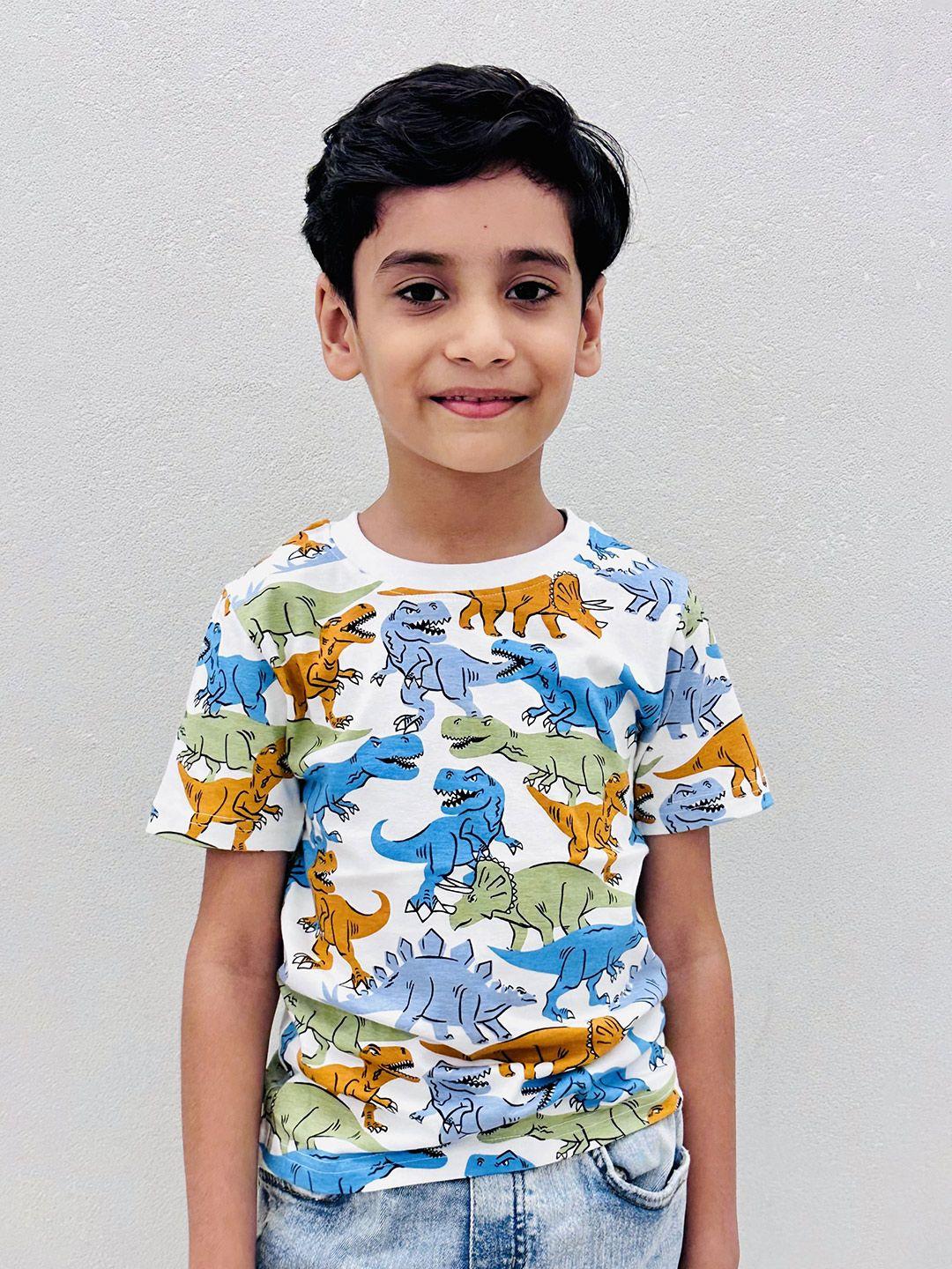 googo gaaga boys conversational printed cotton t-shirt