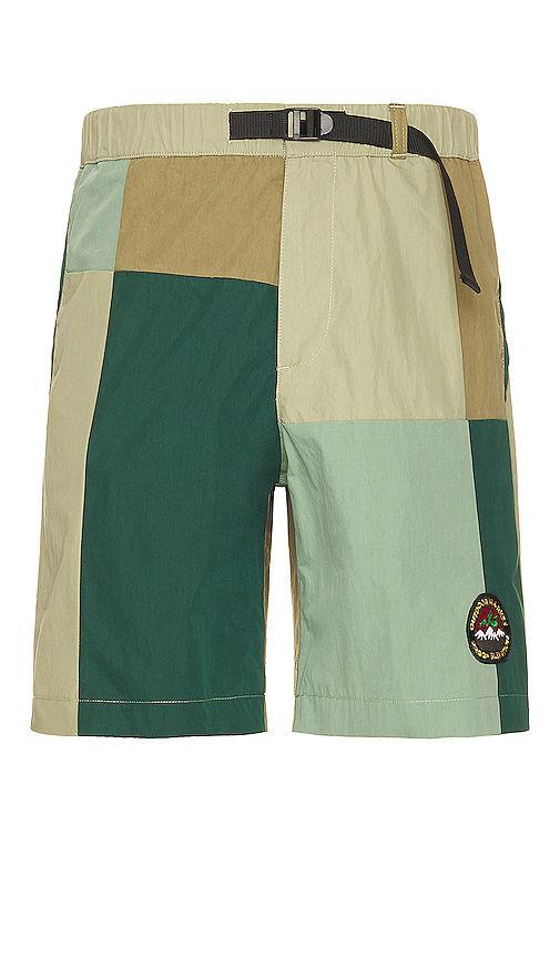 gorp patchwork tech shorts