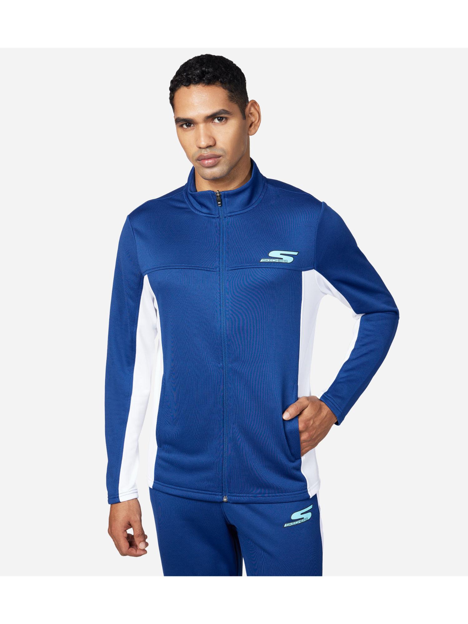gorun tech track jacket blue