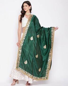 gota patti embroidered dupatta