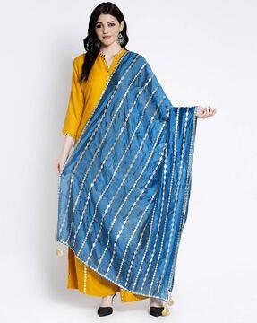 gotta patti silk dupatta