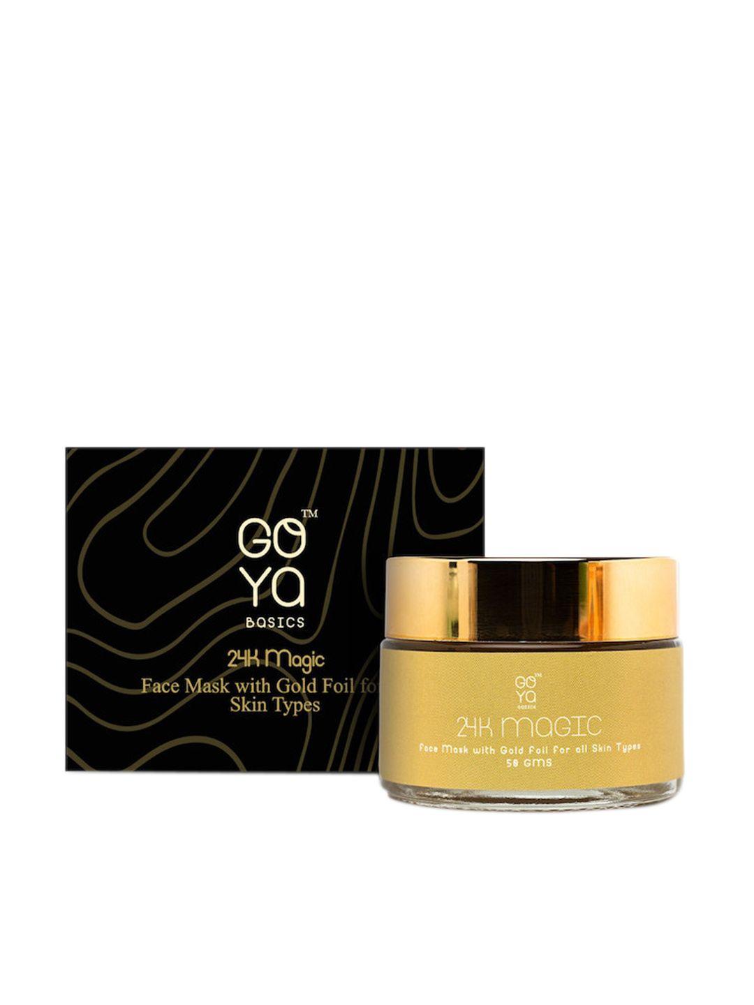 goya basics 24k magic face mask with gold foil - 50 g