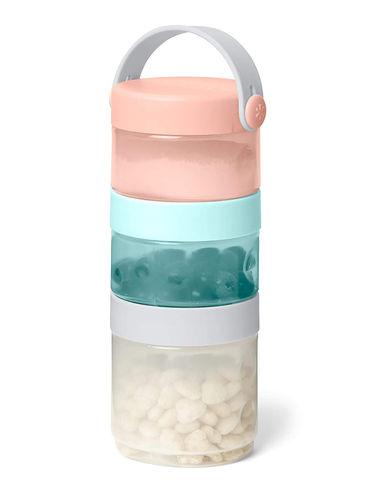 grab&go food storage tower multicolour feeding & weaning (pack of 3)