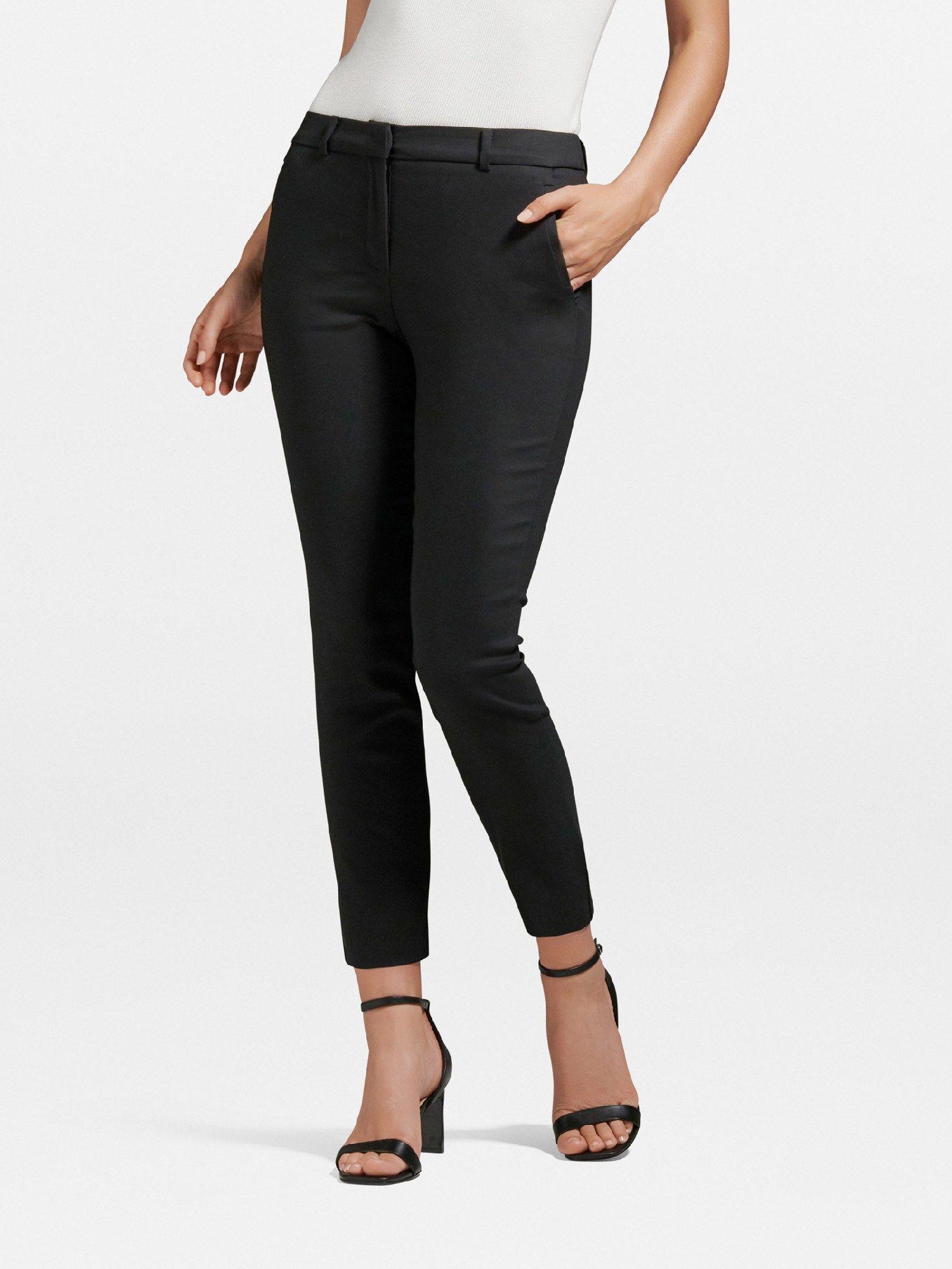 grace 7/8th slim pants black