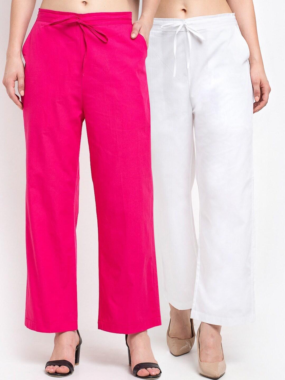 gracit women pack of 2 parallel trousers