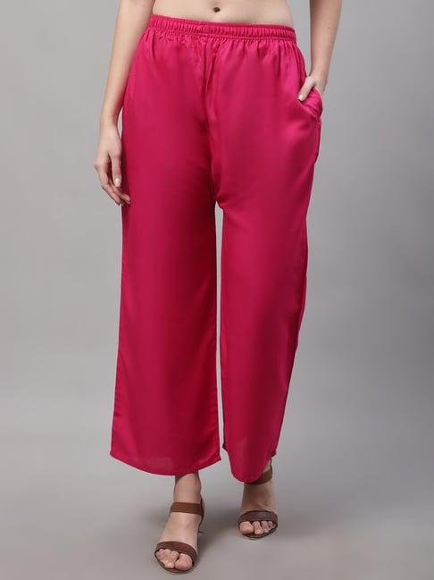 gracit fuchsia rayon palazzos