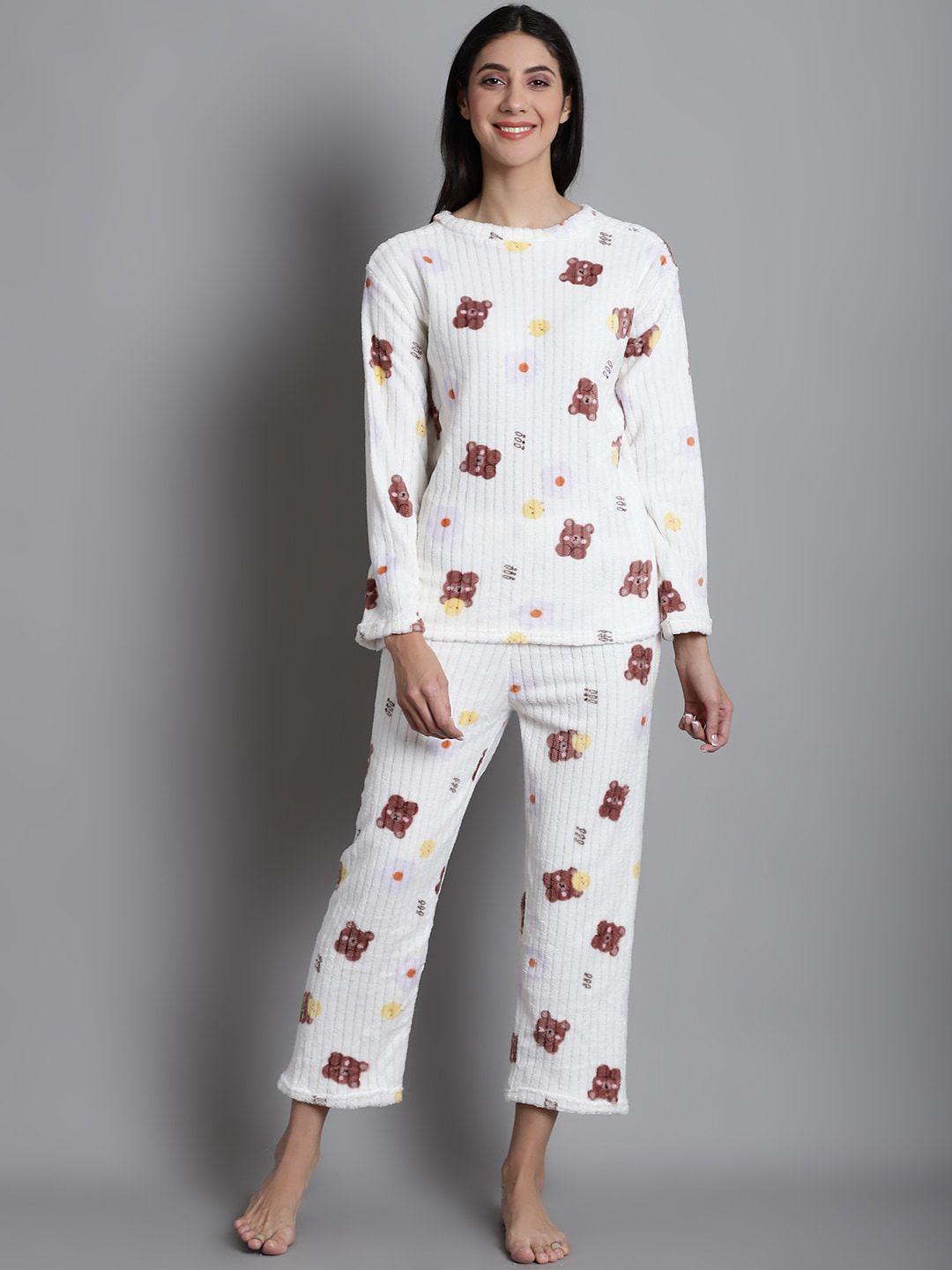 gracit graphic printed night suit