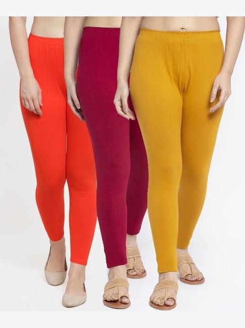 gracit multicolor regular fit leggings