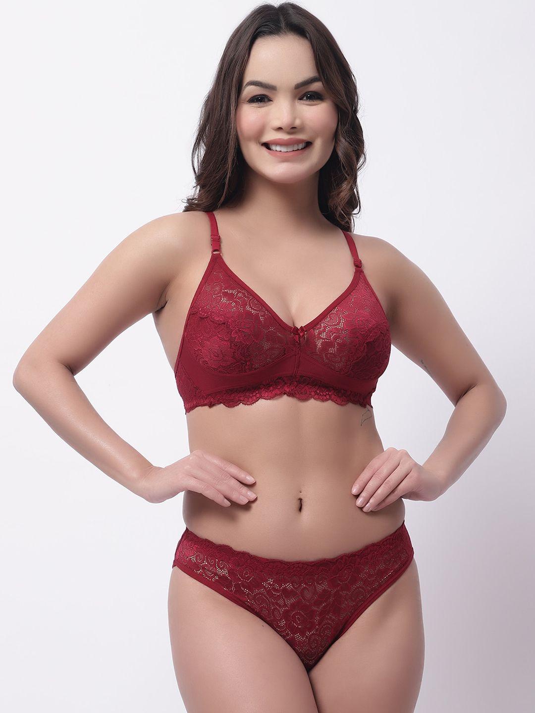 gracit self design lingerie set