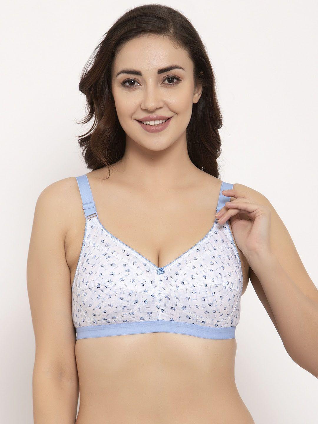 gracit women blue medium coverage bra