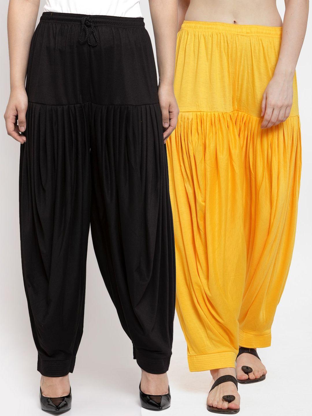 gracit women pack of 2 solid patiala