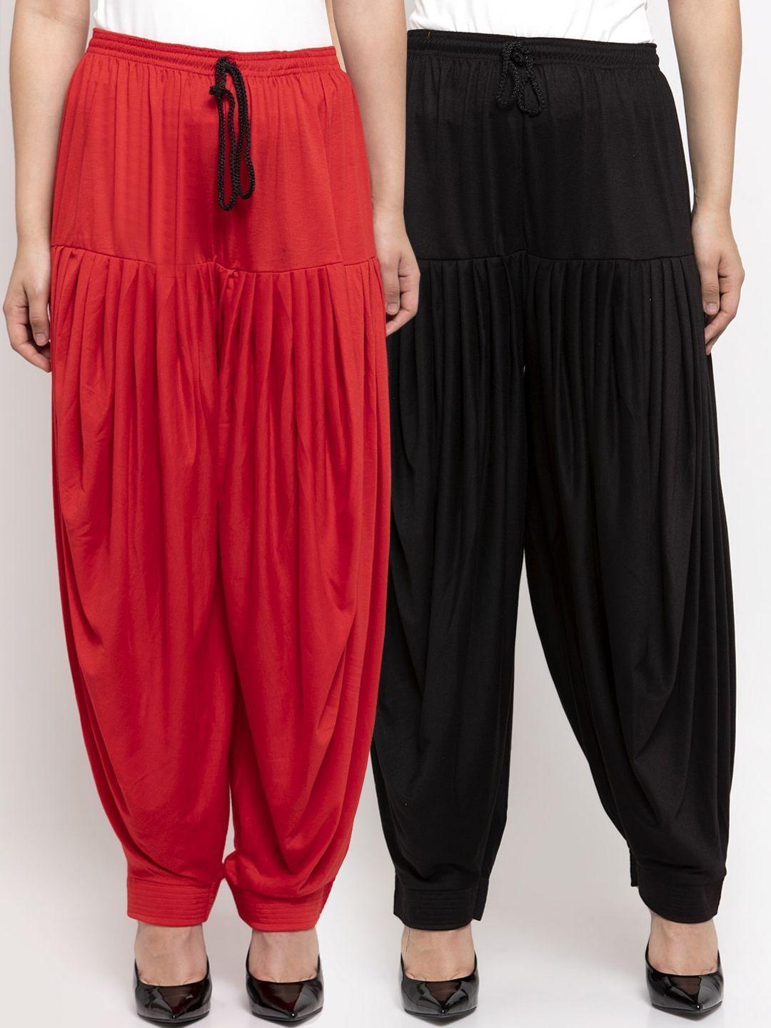 gracit women pack of 2 solid patiala