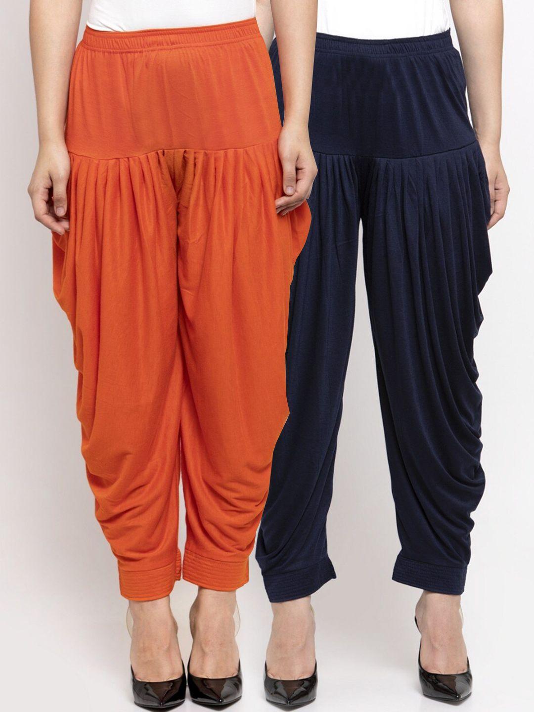 gracit women pack of 2 solid salwars