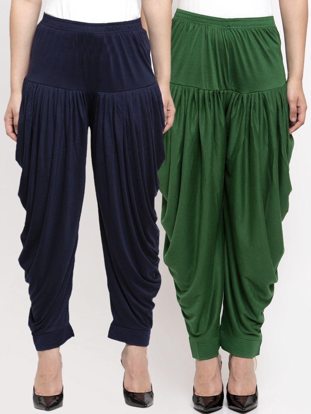 gracit women pack of 2 solid salwars