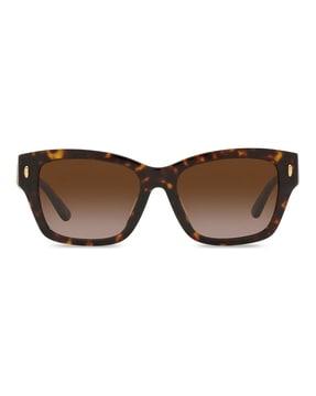 gradient lens rectangle sunglasses - 0ty7167u