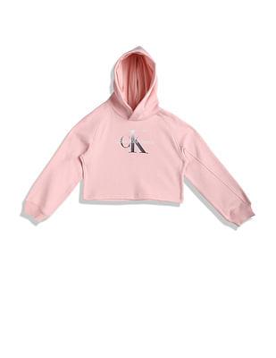 gradient monogram hooded sweatshirt