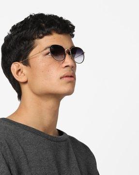 gradient rounded sunglasses