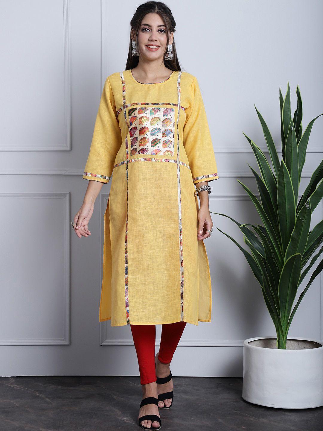 grancy printed georgette straight kurta