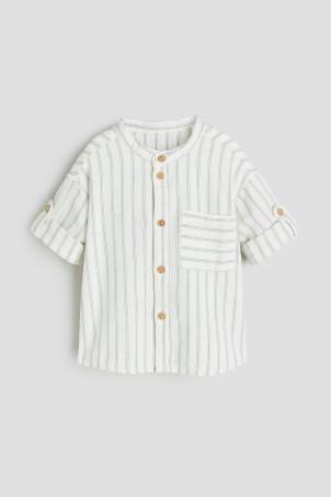 grandad cotton shirt